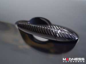 Alfa Romeo Giulia Exterior Door Handle Cover Set - Carbon Fiber Alfa Romeo Giulia Exterior Door Handle Cover Set - Carbon Fiber